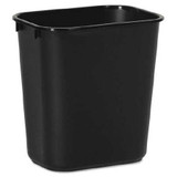 Trash Can Boardwalk 14 Quart Rectangular Black Plastic Open Top BWK14QTWBBLA Each/1 751039 Lagasse 874051_EA Trash Can Boardwalk 14 Quart Rectangular Black Plastic Open Top BWK14QTWBBLA Each/1 751039 Lagasse 874051_EA