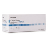 McKesson Swabstick Cotton Tip Plastic Shaft 6 Inch Sterile 2 per Pack, 13262-2S, Box of 100