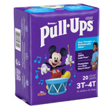 Pull-Ups Male Toddler Training Pants Size 3T to 4T Disposable Moderate Absorbency, 51355, Pack of 20