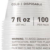 McKesson 7 oz. Polypropylene Drinking Cup Clear Disposable, 16-PDC7, Sleeve of 100