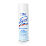 Professional Lysol Surface Disinfectant Alcohol Based Aerosol Spray Liquid 19 oz. Can Crisp Linen Scent NonSterile, RAC74828CT, Case of 12