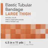 Elastic Tubular Support Bandage McKesson Spandagrip 4-1/2 Inch X 11 Yard Large Thigh Standard Compression Pull On Natural Size G NonSterile 182-13116G Box/1 57263 MCK BRAND 1112850_BX Elastic Tubular Support Bandage McKesson Spandagrip 4-1/2 Inch X 11 Yard Large Thigh Standard Compression Pull On Natural Size G NonSterile 182-13116G Box/1 57263 MCK BRAND 1112850_BX
