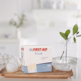 American White Cross First Aid Adhesive Strip Plastic Clear 3/4 X 3 Inch Sterile, 1475033, Box of 100