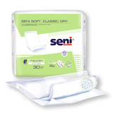 Seni Soft Classic Dry Disposable Underpad 23 X 35 Inch Cellulose Pulp Light Absorbency, S-0330-UC1, Pack of 30