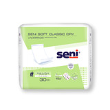 Seni Soft Classic Dry Disposable Underpad 23 X 35 Inch Cellulose Pulp Light Absorbency, S-0330-UC1, Pack of 30
