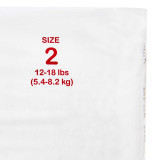 Unisex Baby Diaper McKesson Size 2 Disposable Moderate Absorbency BD-SZ2 Case/4 321 MCK BRAND 1144475_CS
