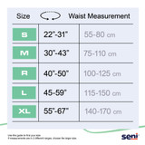 Seni Super Plus Incontinence Brief Adult Large Unisex Disposable Heavy Absorbency, S-LA25-BP1, Case of 75