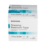 McKesson Water Resistant Dressing Retention Tape with Liner White 2 Inch X 10 Yard Nonwoven / Printed Release Paper NonSterile, 16-4802, Box of 1