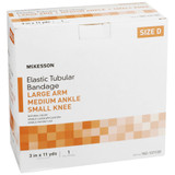 McKesson Spandagrip Elastic Tubular Support Bandage 3 Inch X 11 Yard Large Arm / Medium Ankle / Small Knee Pull On Natural NonSterile Size D Standard Compression, 182-13113D, Case of 18