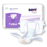 Seni Super Incontinence Brief Adult X-Large Unisex Disposable Heavy Absorbency, S-XL25-BS1, Case of 75