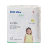 Unisex Baby Diaper McKesson Size 6 Disposable Moderate Absorbency BD-SZ6 Case/4 115120 MCK BRAND 1144479_CS