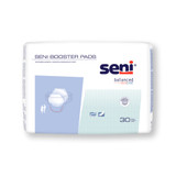 Seni Booster Pad 25 Inch Length Moderate Absorbency Super Absorbent Core One Size Fits Most, S-NO30-PB1, Pack of 30