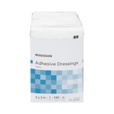 McKesson Non-Adherent Dressing with Adhesive 2 X 3 Inch Sterile 1 per Pack, 16-4272, Case of 2400