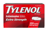 Tylenol Pain Relief 500 mg Strength Acetaminophen Caplet 100 per Box, 304490900, Case of 48