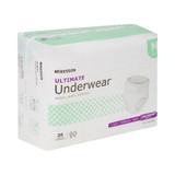 McKesson Absorbent Underwear Pull On with Tear Away Seams Adult Medium Unisex Disposable Heavy Absorbency, UW33851, Bag of 20