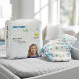 Unisex Baby Diaper McKesson Size 7 Disposable Moderate Absorbency BD-SZ7 Bag/1 7568753 MCK BRAND 1144480_BG Unisex Baby Diaper McKesson Size 7 Disposable Moderate Absorbency BD-SZ7 Bag/1 7568753 MCK BRAND 1144480_BG