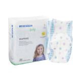 Unisex Baby Diaper McKesson Size 7 Disposable Moderate Absorbency BD-SZ7 Bag/1 7568753 MCK BRAND 1144480_BG Unisex Baby Diaper McKesson Size 7 Disposable Moderate Absorbency BD-SZ7 Bag/1 7568753 MCK BRAND 1144480_BG