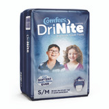 Comfees DriNite Juniors Unisex Youth Absorbent Underwear Pull On with Tear Away Seams Small / Medium Disposable Heavy Absorbency, CMF-YSM, Bag of 17