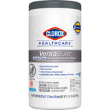 Clorox Healthcare VersaSure Surface Disinfectant Cleaner Premoistened Quaternary Based Manual Pull Wipe 85 Count Canister Scented NonSterile, 31757, Carton of 1