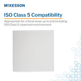 McKesson Cleanroom Wipe 150 Count Bag 12 X 12 Inch Sterile Disposable, MSWIP1212, Pack of 150
