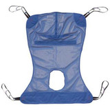 Full Body Commode Sling McKesson 4 or 6 Point Without Head Support X-Large 600 lbs. Weight Capacity 146-13221XL Case/12 14920-MWH MCK BRAND 1065250_CS