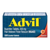 Pain Relief Advil 200 mg Strength Ibuprofen Tablet 100 per Bottle 00573016040 Bottle/1 555667 Glaxo Smith Kline 533172_BT