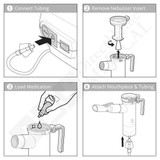 Aquapak Reusable Handheld Compressor Nebulizer System with 8 mL Medication Cup, Universal Mouthpiece & Wingtip Tubing – 022F81, Pack of 1 9412C PARI LC PLUS® 682383_EA