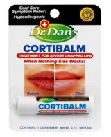 Lip Balm Dr. Dan's CortiBalm 0.14 oz. Tube 67516010701 - Each/1 999-0711-006SP Merz North America 518890_EA