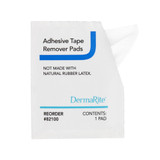 DermaRite Adhesive Remover Wipe 100 per Box Alcohol Based, 82100, Pack of 1