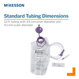 McKesson Gravity Feeding Bag Set with ENFit Connector 1200 mL, 16-702500, Pack of 1