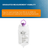 McKesson Gravity Feeding Bag Set with ENFit Connector 1200 mL, 16-702500, Case of 30