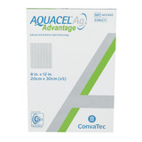 Aquacel Ag Advantage Silver Hydrofiber Dressing 8 X 12 Inch Rectangle Sterile, 422302, Pack of 1
