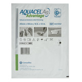 Aquacel Ag Advantage Silver Hydrofiber Dressing 8 X 12 Inch Rectangle Sterile, 422302, Pack of 1
