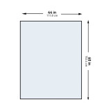 General Purpose Drape McKesson Half Drape Sheet 60 W X 44 L Inch Sterile 16-I80-12401-S Case/22 404009 MCK BRAND 1130790_CS