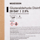 McKesson 28 Day Glutaraldehyde High-Level Disinfectant Activation Required Liquid 1 gal. Jug Reusable, 68-102800, Gallon of 1