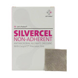 Silvercel Antimicrobial Silver Alginate Dressing 4 X 8 Inch Rectangle Sterile, 800408, Pack of 1