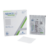 Aquacel Ag Advantage Silver Hydrofiber Dressing 4 X 5 Inch Rectangle Sterile, 422299, Pack of 1