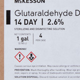 McKesson 14 Day Glutaraldehyde High-Level Disinfectant Activation Required Liquid 1 gal. Jug Reusable, 68-101400, Gallon of 1