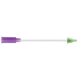 Mini ONE Straight Connector with Bolus Adapter 12 Inch, Purple, 8-1211, Box of 10