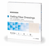 Absorbent Gelling Fiber Dressing McKesson Carboxymethyl Cellulose CMC 6 X 6 Inch 87600 Each/1 GR180 MCK BRAND 1138628_EA
