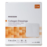 McKesson Collagen Dressing 2 X 2 Inch Square Sterile, 16-1850, Box of 10