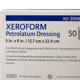 Xeroform Xeroform Petrolatum Impregnated Dressing Rectangle 5 X 9 Inch Sterile, DKC20068, Case of 200