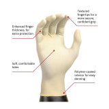Exam Glove Diamond Grip Medium NonSterile Latex Standard Cuff Length Textured Fingertips White Not Chemo Approved MF-300-M Box/100 34700 MICROFLEX MEDICAL 307872_BX Exam Glove Diamond Grip Medium NonSterile Latex Standard Cuff Length Textured Fingertips White Not Chemo Approved MF-300-M Box/100 34700 MICROFLEX MEDICAL 307872_BX