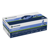 Aquasoft Exam Glove X-Small NonSterile Nitrile Standard Cuff Length Textured Fingertips Blue Chemo Tested, 43932, Box of 300