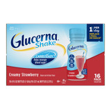 Glucerna Original Shake Oral Supplement Creamy Strawberry Flavor Liquid 8 oz. Bottle, 57807, Pack of 6