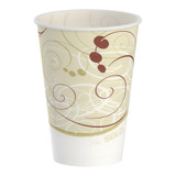 Solo 7 oz. Wax Coated Paper Drinking Cup Symphony Print Disposable, R7N-J8000, Sleeve of 100