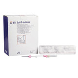Saf-T-Intima Closed IV Catheter 20 Gauge 1 Inch BD Vialon Winged Hub Blood Control, 383336, Case of 200