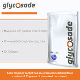 Glycosade Oral Supplement Unflavored Powder 60 Gram Individual Packet, 812539021346, Box of 30
