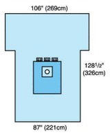 Orthopedic Drape Extremity Drape 106 W X 87 W X 128-1/2 L Inch Sterile 29405 Case/6 11016 Cardinal 269531_CS