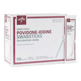Impregnated Swabstick 10% Strength Povidone-Iodine Individual Packet NonSterile MDS093901 Case/500 255050 MEDLINE 370602_CS